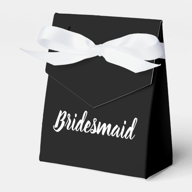 Bridesmaid Frieri Box - Förlovning Brudens sida Presentaskar (Framsidan Sidan)