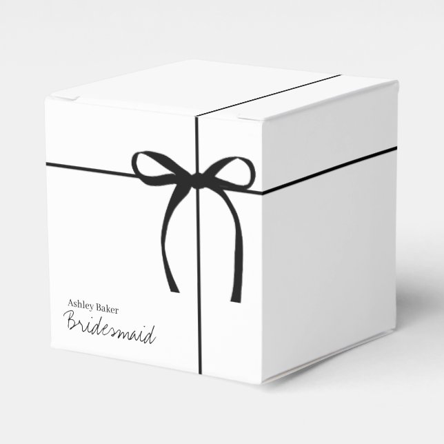 Bridesmaid Frieri Box - Förlovning Brudens sida Presentaskar (Framsidan Sidan)