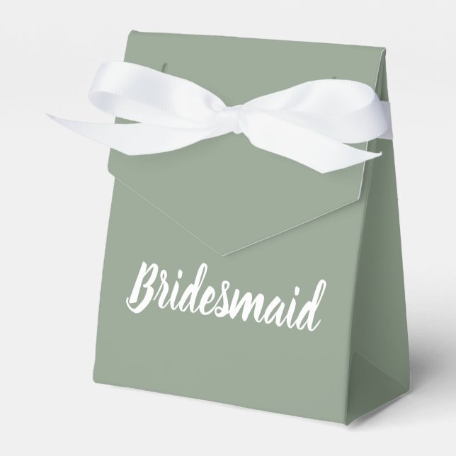 Bridesmaid Frieri Box - Förlovning Brudens sida Presentaskar (Framsidan Sidan)