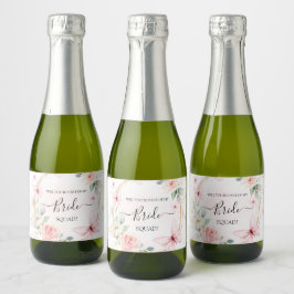 Bridesmaid Frieri Butterfly Sparkling Vin-etikett