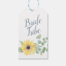 Bridesmaid Frieri Card, Solros Eucalyptus Presentetikett