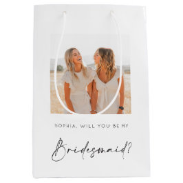 Bridesmaid Frieri Gift Bag med Photo