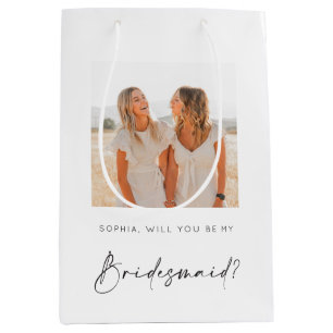 Bridesmaid Frieri Gift Bag med Photo