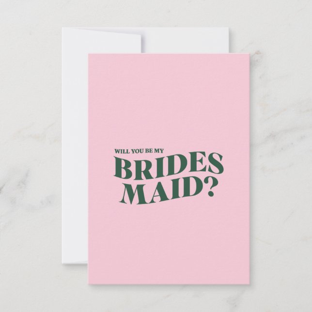 Bridesmaid Frieri kort (Framsida)