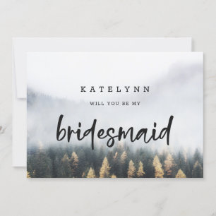 Bridesmaid-Frieri kort för Rustiska bergsberget Gr