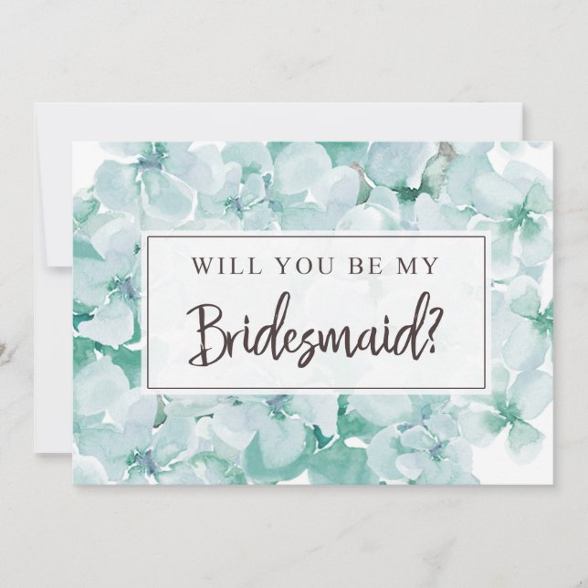 Bridesmaid Frieri kort | Teal (Framsida)