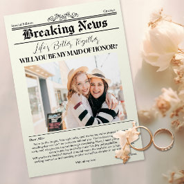 Bridesmaid Frieri nyhetsblad Cover 1 Photo Inbjudningar