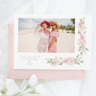 Bridesmaid Frieri Rosa Sage Shades Flowers Photo