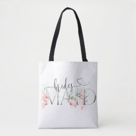 Bridesmaid Frieri Tote Bag Brudens sida Gifts Tygkasse