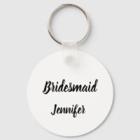 Bridesmaid Gift-presentationer med eget namn Bröll