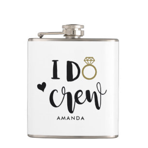 Bridesmaid I Do Crew Black and White Fickplunta