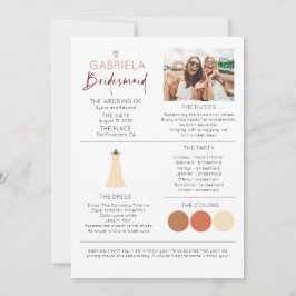 Bridesmaid Information Frieri fotomall