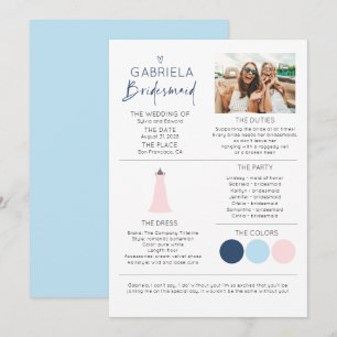 Bridesmaid Information Frieri fotomall