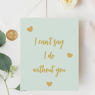 Bridesmaid, jag kan inte säga att jag klarar mig u