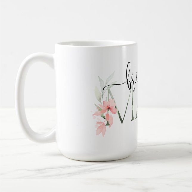 Bridesmaid Kopp Bridesmaid Gift Brudens sida (Vänster)