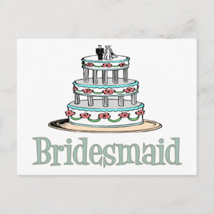 Bridesmaid (kummel) vykort