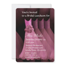 Bridesmaid Luncheon eller Brunch Rosa Dacks V01G