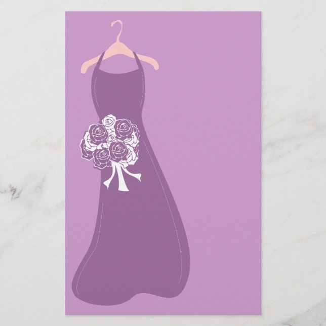 Bridesmaid Möhippa Stationery Brevpapper (Framsida)