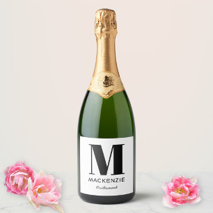 Bridesmaid Monogram Namn