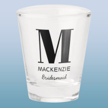 Bridesmaid Monogram Namn