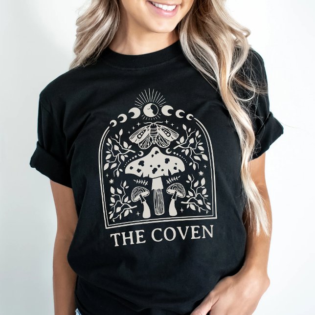 Bridesmaid Mörk Boho Coven Bachelorette T Shirt (Skapare uppladdad)
