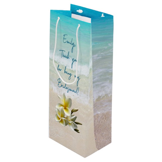 Bridesmaid Personlig Tack från Bride (Framsidan Vinklad)