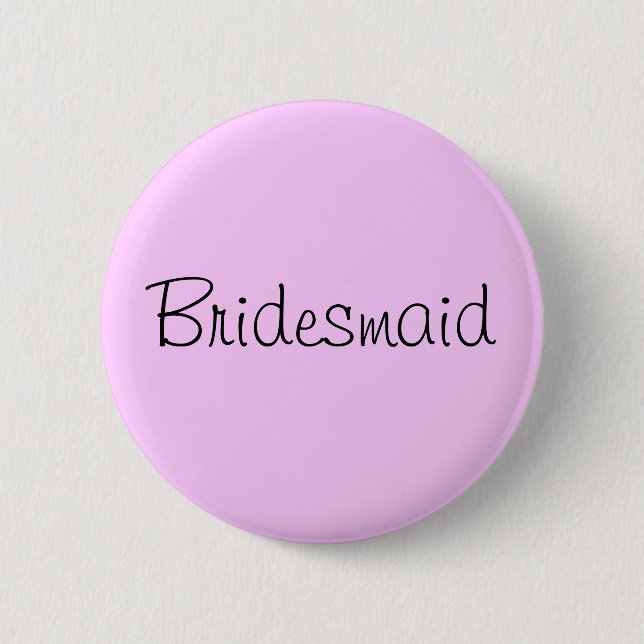 Bridesmaid Pin Knapp (Framsida)