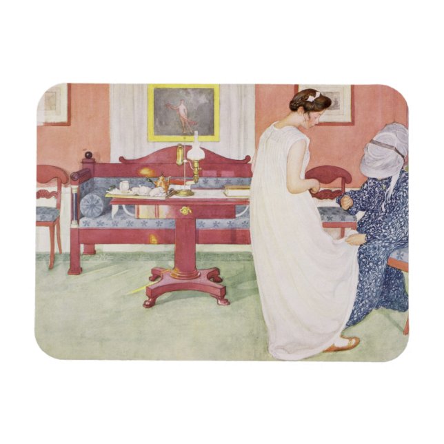 Bridesmaid, pub. in "Lasst Licht Hinin" ("Let") Magnet (Horisontell)