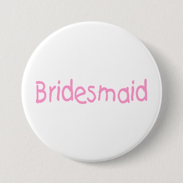 Bridesmaid (Rosa) Knapp (Framsida)