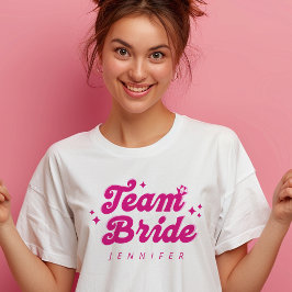 Bridesmaid Rosa Team Bride Bachelorette T Shirt