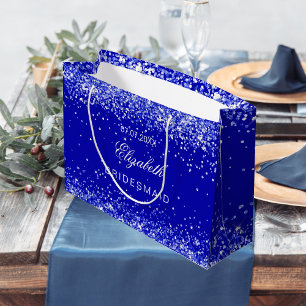 Bridesmaid royal blue namn bröllop