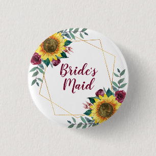 Bridesmaid Solros Geometric Burgundy Knapp