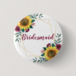 Bridesmaid Solros Geometric Burgundy Knapp