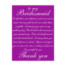 Bridesmaid Tack