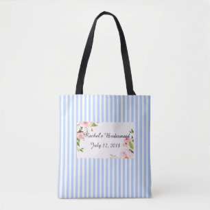 Bridesmaid tobag monogram tygkasse