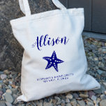 Bridesmaid Tote Bag för Bachelorette eller Bröllop Tygkasse<br><div class="desc">Fyll den här vackra väskan med de tillbehör dina flickor behöver för sin bachelorette eller bröllop helg!</div>