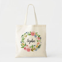 Bridesmaid Tote Bag Frieri Anpassningsbarnas krans