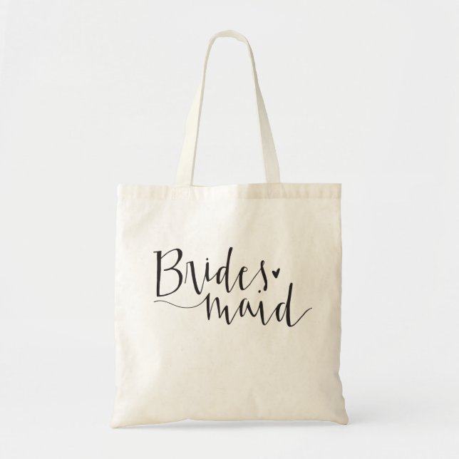 Bridesmaid Tote Tygkasse (Framsidan)