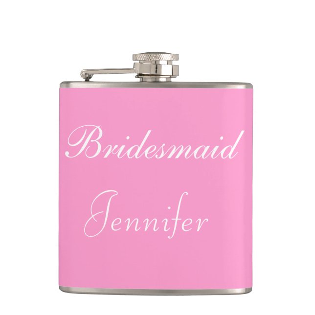 Bridesmaid Vinyl Wrapped-kolv Fickplunta (Framsidan)
