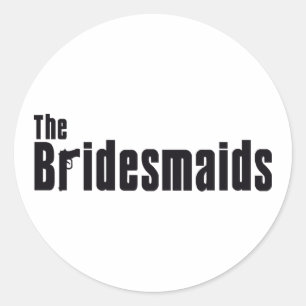 Bridesmaiderna (maffian) runt klistermärke