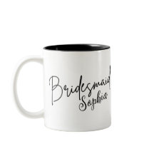 Bridesmaids Gifts | Anpassningsbar Black Modern Sc