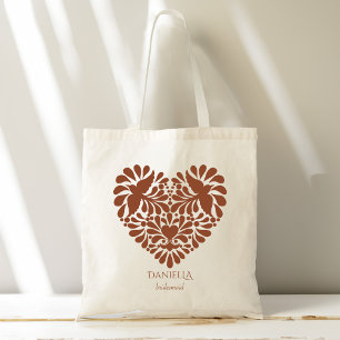 Bridesmaids gifts talavera personlig namn tygkasse