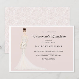 Bridesmaids Luncheon Mode-inbjudan Inbjudningar