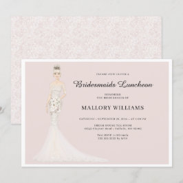 Bridesmaids Luncheon Mode-inbjudan Inbjudningar