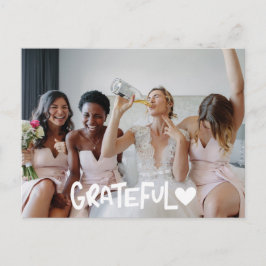 Bridesmaids tacksam Photo Tack Vykort