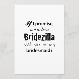 Bridezilla - Brudtärna inbjudan