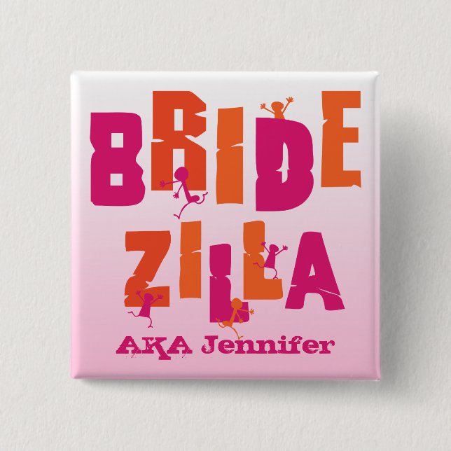 Bridezilla (S) Knapp (Framsida)