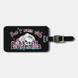 Bridezilla Skull Bagagebricka