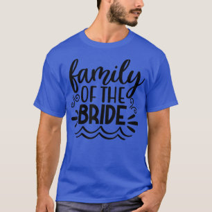 Bridfamiljen för Bröllopsfest som matchar T-S T Shirt