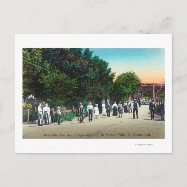 Bridge Adjoining El Verano Villa Vykort (Framsida)